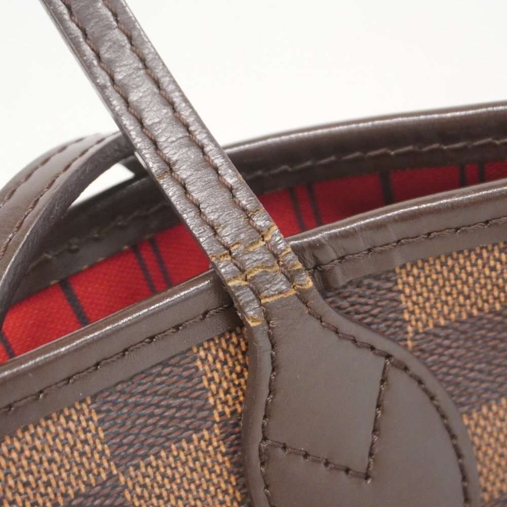 LOUIS VUITTON Authentic Brown Damier Neverfull PM Tote Bag - Picture 8 of 14